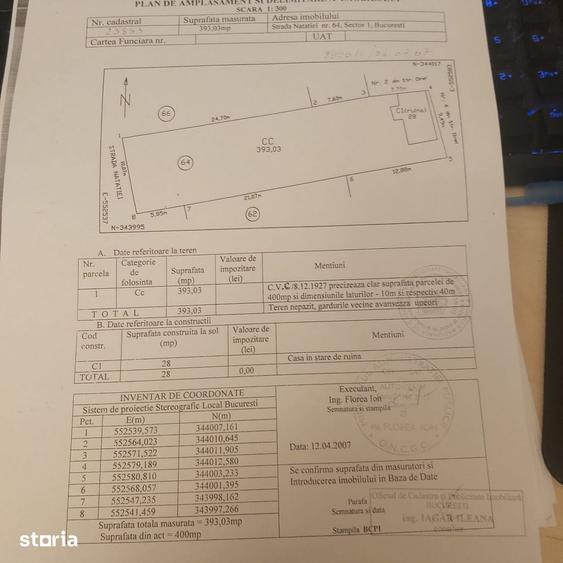 Teren de 400 mp, în Dămăroaia