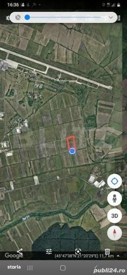 Teren de 26600 mp, în Aeroport