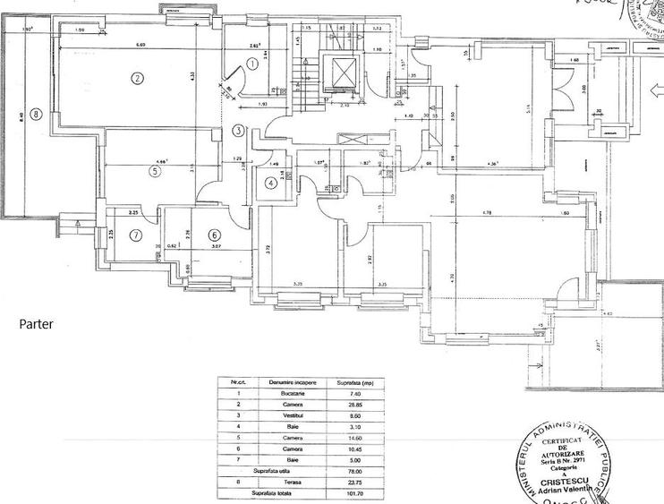 Apartament cu 3 camere decomandat, mobilat în Herăstrău
