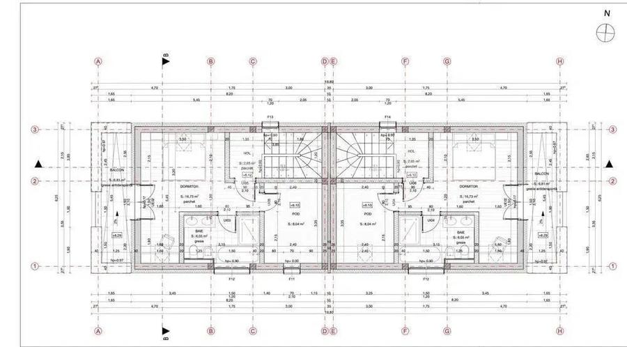 Duplex cu 4 camere cu Canalizare în Someșeni