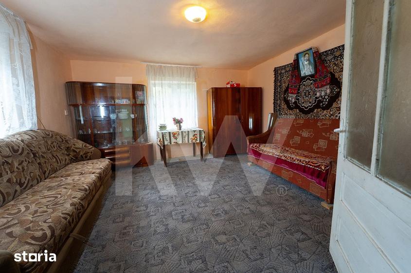 Casă cu 2 camere cu Teren 405 Mp în Central