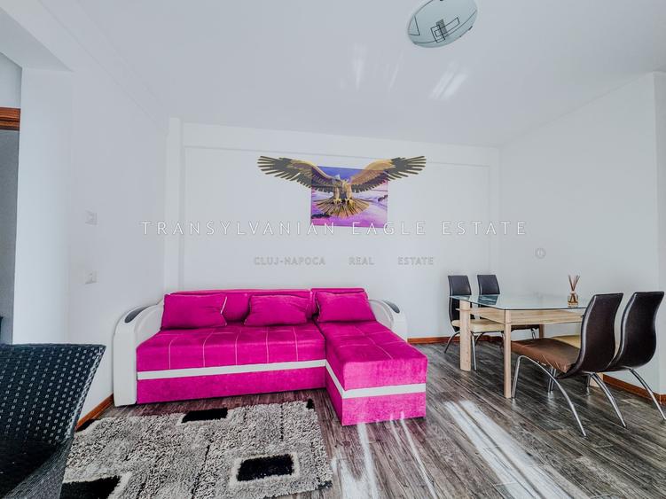 Apartament cu 2 camere semidecomandat, mobilat în Bună Ziua