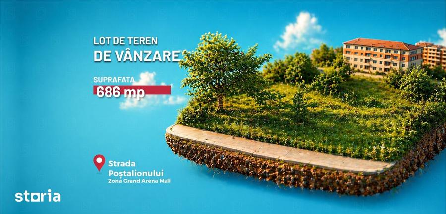 Teren de 686 mp, în Metalurgiei