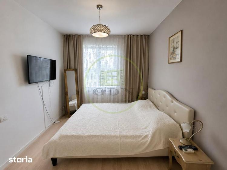 Apartament cu 2 camere semidecomandat, mobilat în Nord