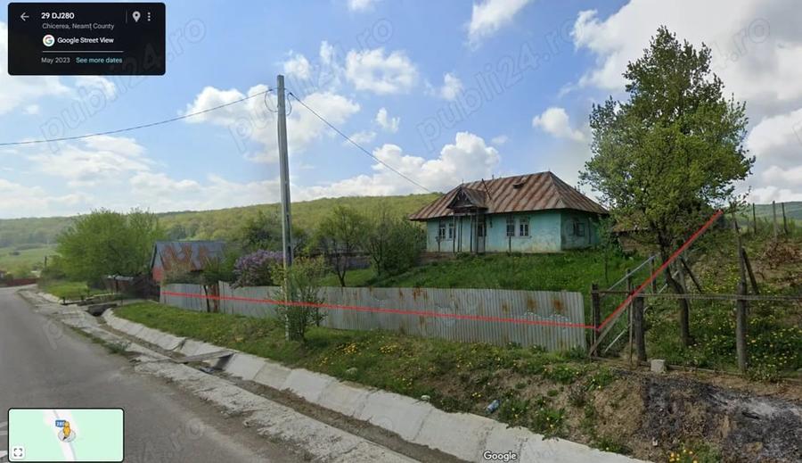 Casă cu 2 camere în Chicerea