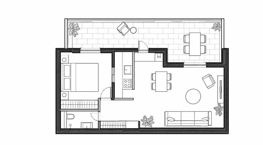 Apartament nou cu 2 camere decomandate, 58mp, zona Intre lacuri - 1