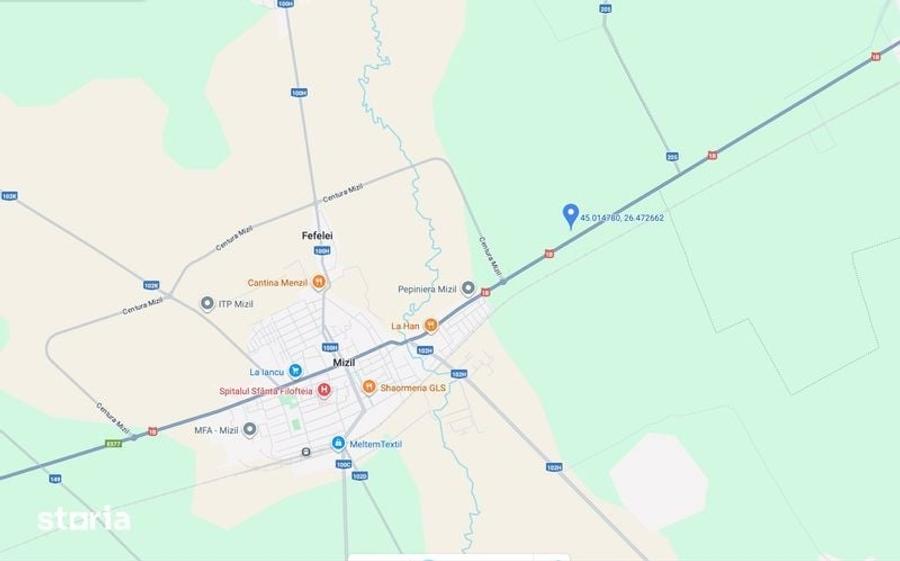 Teren de 20000 mp, în Central