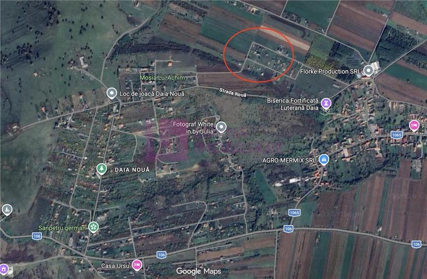 Teren agricol extravilan de 18000 mp, în Daia