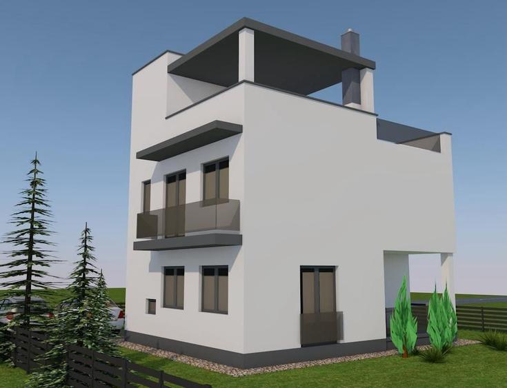 Casă individuală cu 4 camere cu Canalizare în Corunca