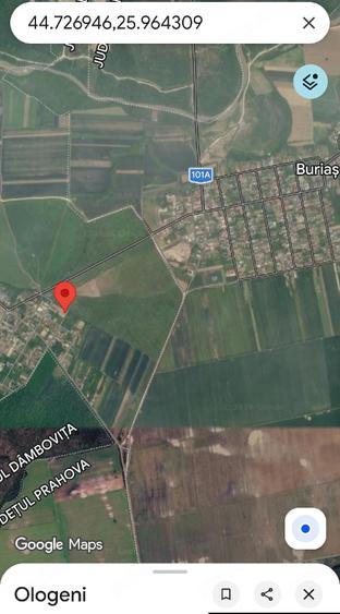 Teren de 1200 mp, în Ologeni