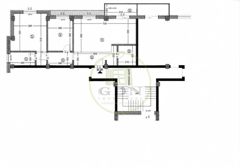 Apartament cu 3 camere decomandat în 1 Mai