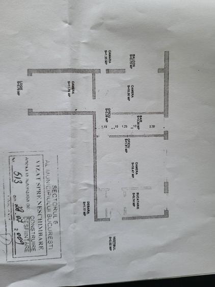 Apartament cu 3 camere semidecomandat în Drumul Taberei