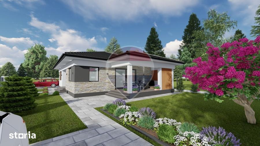 Casă cu 4 camere cu Teren 550 Mp în Recea