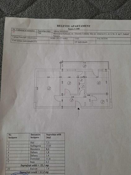 Apartament cu 2 camere decomandat în Fălticeni