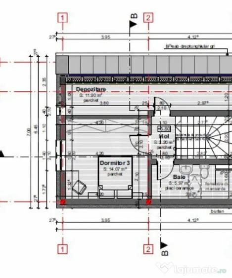 Duplex 4 camere, 120mp, 200 teren, proiect finalizat, zona T - Floresti (Cluj) - 6