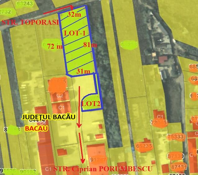 Teren Construcții de 2973 mp, în Izvoare