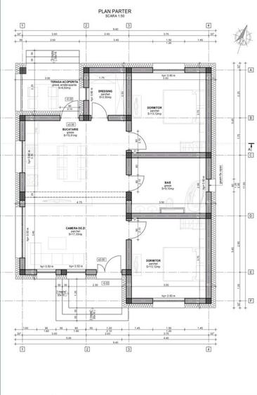 Casă cu 2 camere cu Teren 327 Mp în Agigea