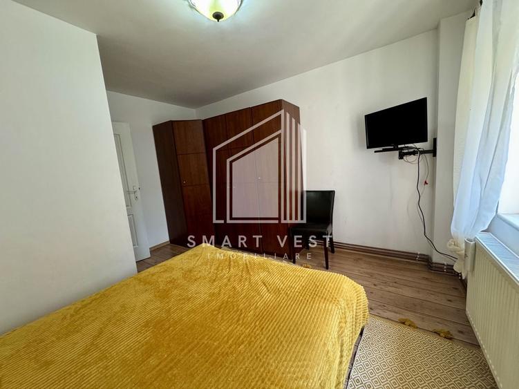Apartament cu 3 camere semidecomandat, mobilat în Micro 15