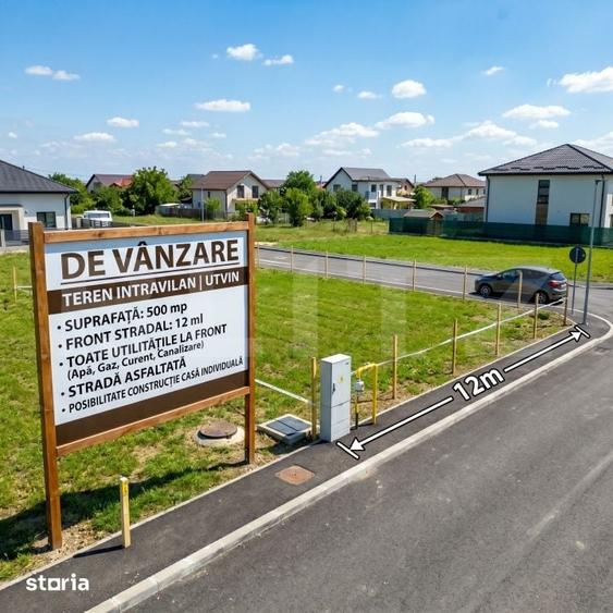 Teren de 500 mp, în Sânmihaiu Român