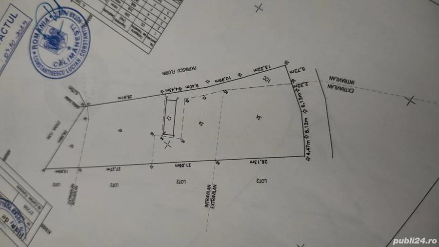 Teren de 1760 mp, în Central