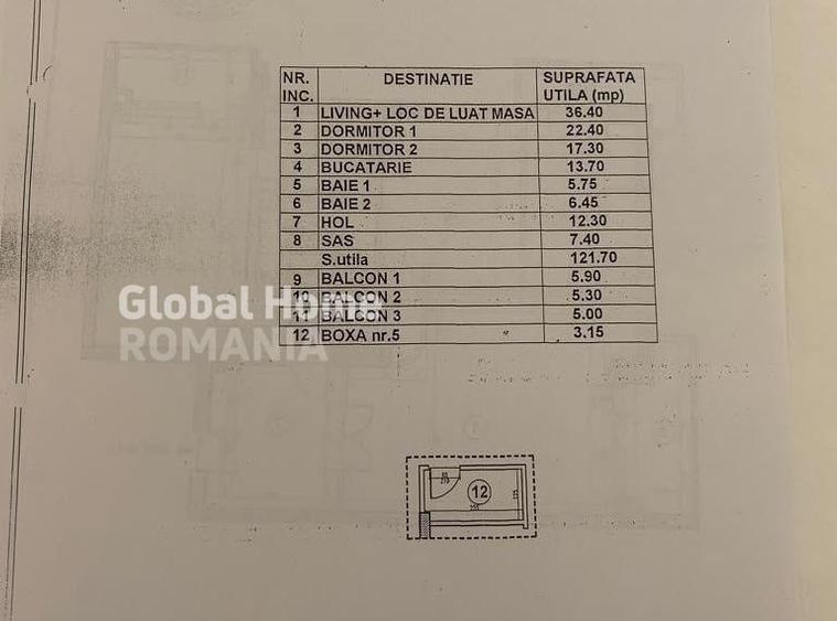 Apartament cu 3 camere semidecomandat, mobilat în Herăstrău