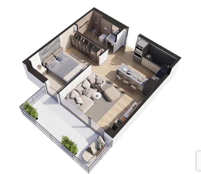 Apartament cu 2 camere în Aviației