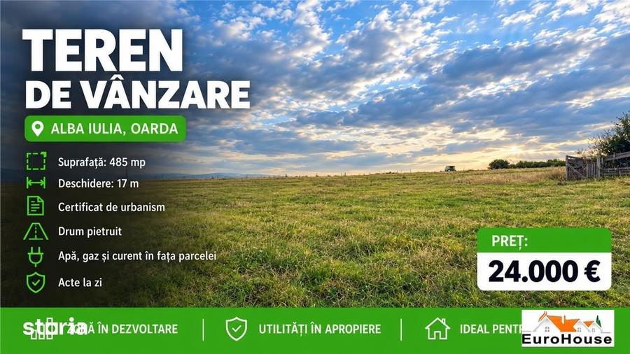 Teren de 485 mp, în Central