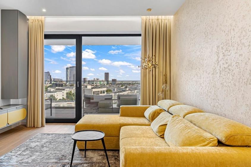 Apartament cu 2 camere semidecomandat, mobilat în Herăstrău