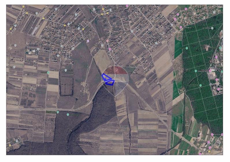 Teren Construcții intravilan de 16144 mp, în Exterior Sud