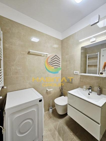 Apartament cu 2 camere nedecomandat, mobilat în Pipera