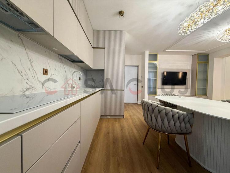 Apartament cu 3 camere semidecomandat, mobilat în Mărăști