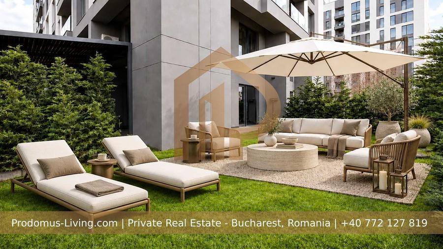 Apartament cu 3 camere semidecomandat în Pipera