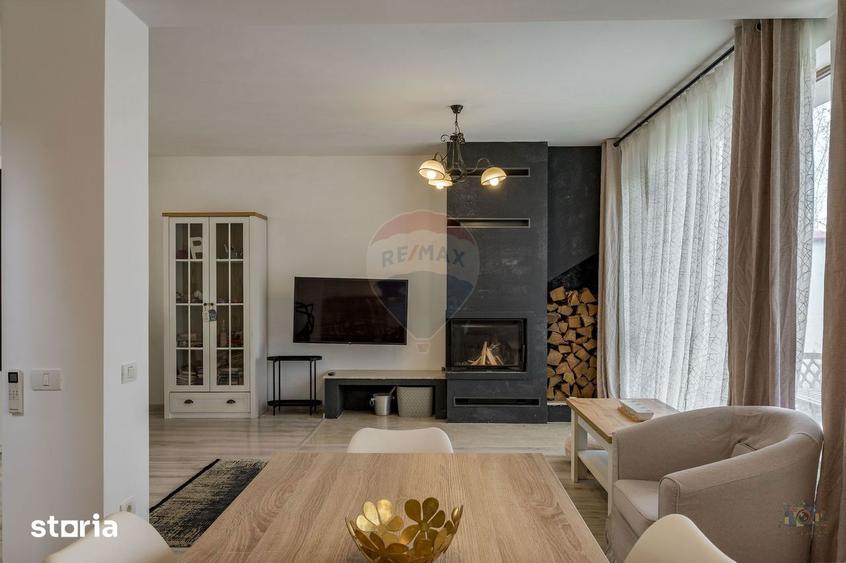 Pipera | 4 camere | semineu + piatra naturala | bucatarie eleganta - 6