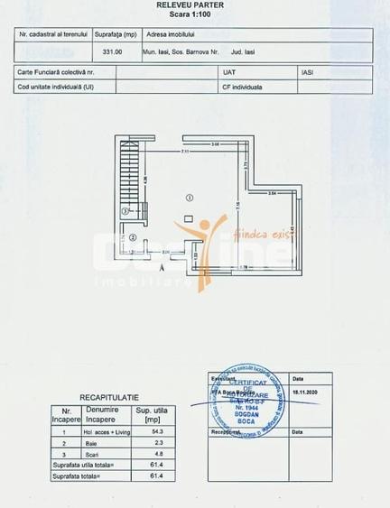 Casă individuală cu 4 camere cu Canalizare în Bucium