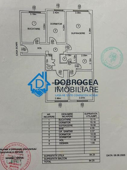 Apartament cu 4 camere decomandat, mobilat în Peco
