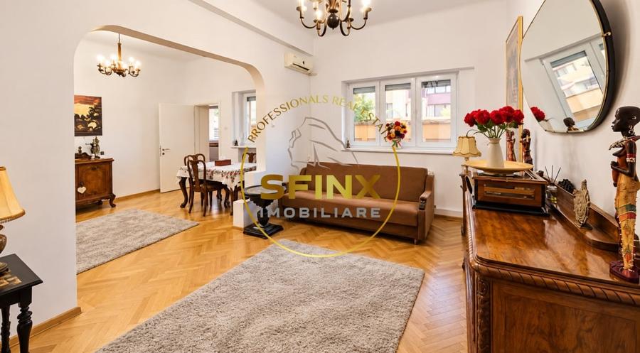 Apartament cu 4 camere decomandat, mobilat în Domenii