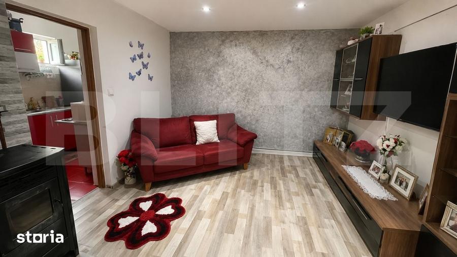 Casă cu 2 camere cu Teren 214 Mp în Beriu