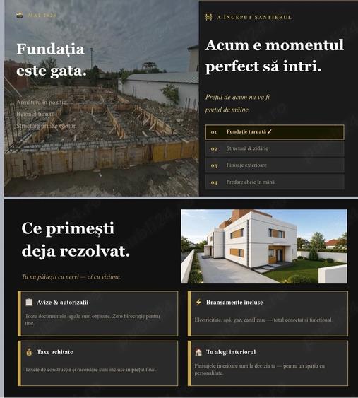 Casă cu 2 camere cu Teren 197 Mp în Central