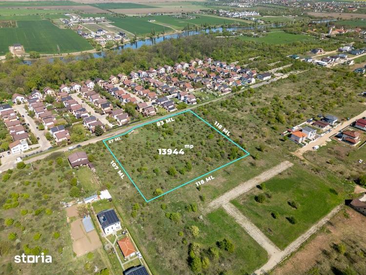 Teren de 13944 mp, în Balotești