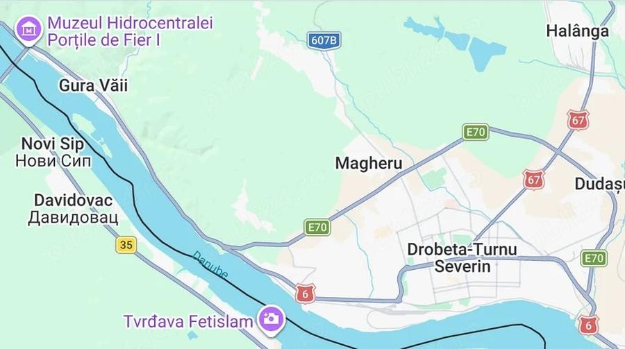 Teren de 624 mp, în Magheru