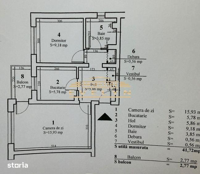 De vanzare | Apartament 2 camere | Zona Capat 1| - 4