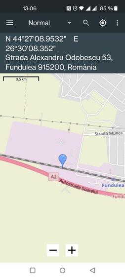 Teren de 2000 mp, în Central