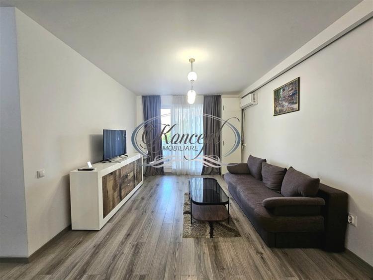Apartament cu 2 camere semidecomandat, mobilat în Între Lacuri