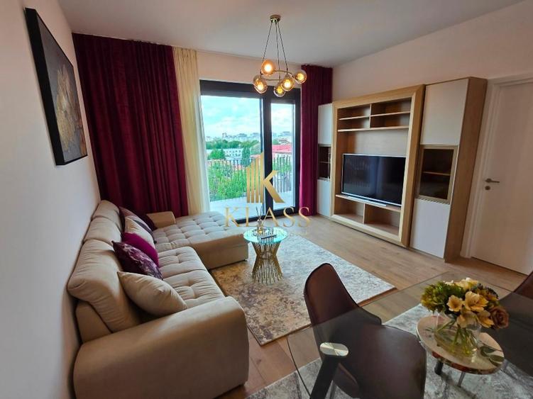 Apartament cu 2 camere semidecomandat, mobilat în Domenii