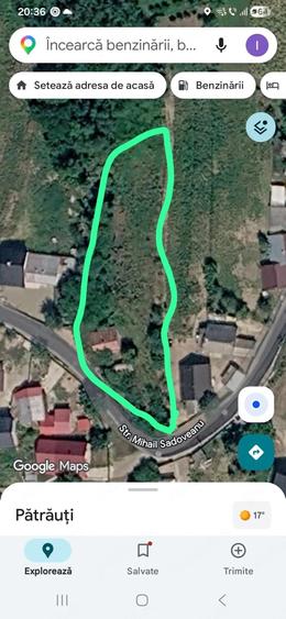 Teren de 2300 mp, în Pătrăuți