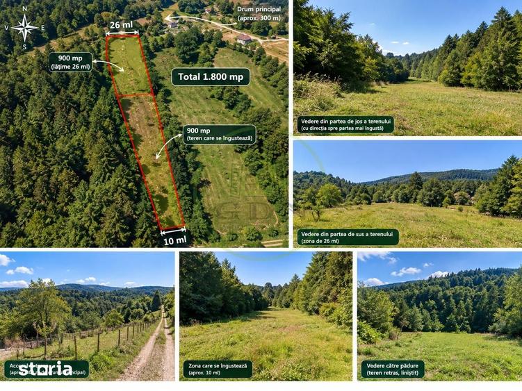 Teren de 1800 mp, în Central