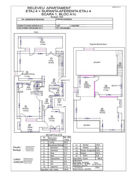 Apartament cu 4 camere semidecomandat, mobilat în Central
