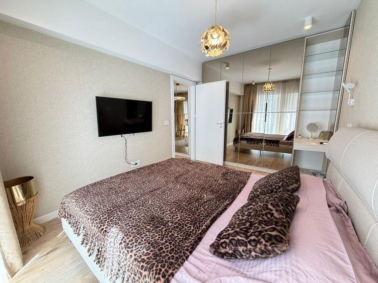 Apartament cu 2 camere semidecomandat, mobilat în Floreasca