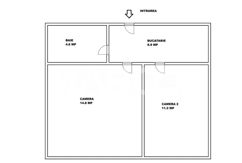 Apartament 2 camere de vanzare Central Sibiu -ideal regim hotelier - 4