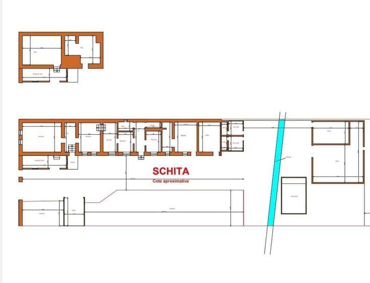 Casă cu 4 camere cu Teren 2500 Mp în Bunești